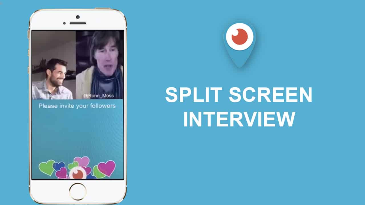 How to setup a Split Screen Interview on Periscope?