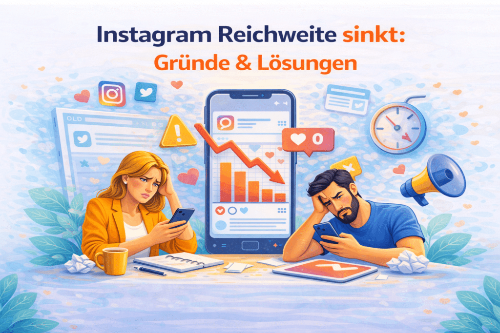 Instagram Reichweite sinkt