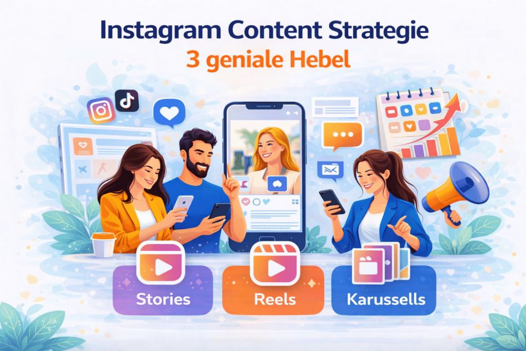Instagram Content Strategie: 3 starke Hebel Instagram Content Strategie