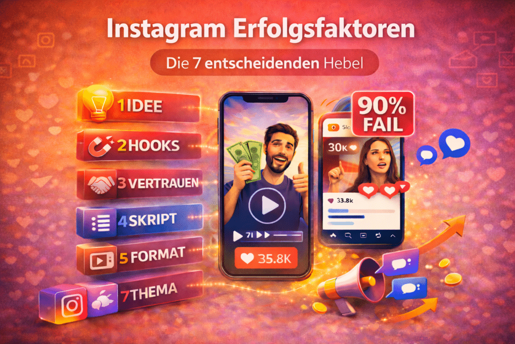 Instagram Erfolgsfaktoren

